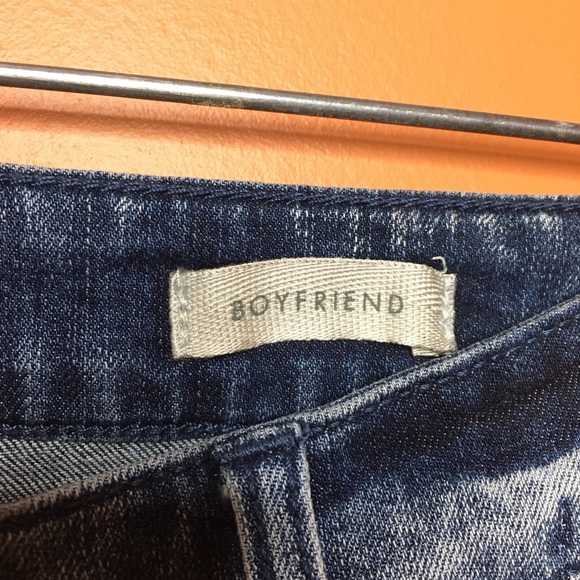 LOGO by Lori Goldstein Limited Edition Velvet Patchwork Jeans Medium Wash 8P - Picture 5 of 12